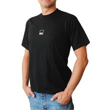 Pánské tričko s krátkým rukávem v černé barvě