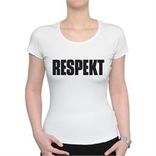 Dámské bílé triko s nápisem Respekt