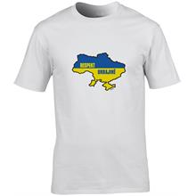 Pánské bílé triko Respekt Ukrajině