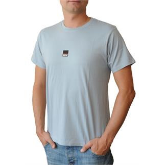 Pánské tričko s krátkým rukávem v barvě light denim